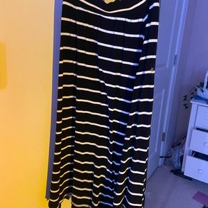 Kids long striped skirt